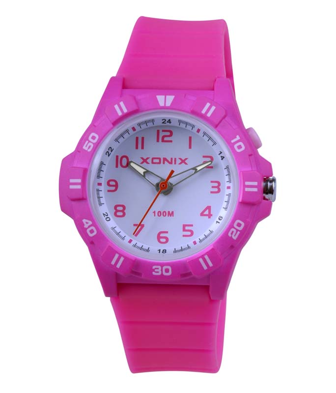 XONIX Pink Silicone Strap AAJ-003 XONIX